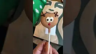 The cutest Cake Pop!#fyp #christmas #cakepops #starbucks