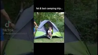 SHOCKING Tent Exit FAIL?! This Kid Wasn&rsquo;t Ready! ⛺💥 #shorts #trending #tiktok #fail