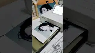 Printing #Yoongi using Canon Selphy 1300 #asmr