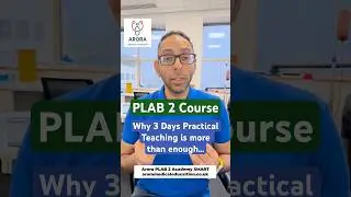 😀 Why 3 Days of PLAB 2 Practical Teaching is more than enough&hellip; #plab2 #ukmla #simman