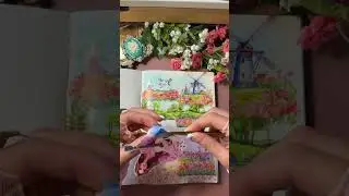 ASMR Journaling/ Spring Vibe 💐☀️#scrapbookingasmr #scrapbooking #journalwithme #scrapbookingsupplies