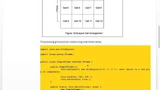Using GridLayout and BorderLayout