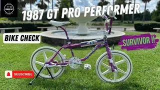 BEST SURVIVOR?? 1987 GT Pro Performer. 👀💯 #bmx #bike