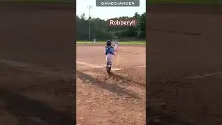 Robbery!! #baseball #kidsbaseball #10ubaseball