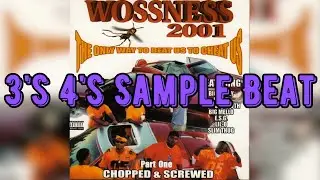 (SOLD)Woss Ness 3's 4's Sample Beat - DJ Screw Type Beat 2024 x EDF Type Beat (Prod. By MC DaveID)