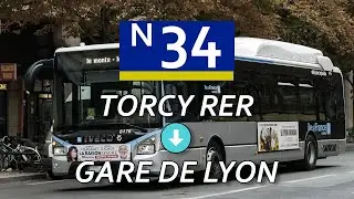 Ligne N34 | Torcy RER - Gare de Lyon