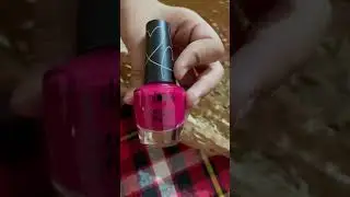 My plum nail paint ❤️