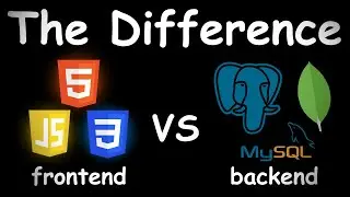 the FRONTEND and BACKEND explained in 3 minutes