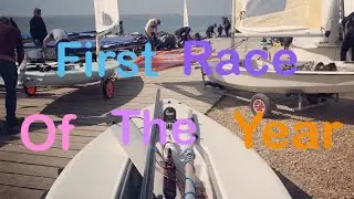 Laser racing: First race of the year.