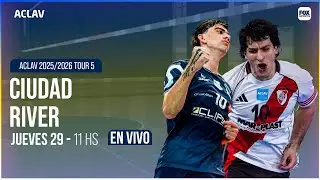 EN VIVO 🔴 || CLUB CIUDAD vs RIVER PLATE - VÓLEY ACLAV 2025/2026 TOUR 5