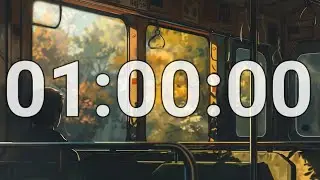 60 Minute Study Timer 🕒 | One Hour Lo-Fi Focus Session | Big Countdown | Big NUmbers Lofi Countdown