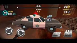 Custom Police Car Conquers Unique Extreme Terrains | Levels 411&ndash;420 | Stunt Car Extreme