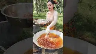 How to cook green chili with chicken leg recipe