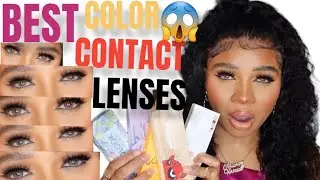 BEST Colour Contact Lenses for Dark Eyes|| Anma Beauty| VNVERONICA