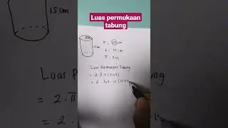 #tabung luas permukaan tabung #luaspermukaantabung
