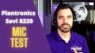 Plantronics Savi 8220 Mic Test!