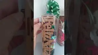 Caixinhas iluminadas e cestinhas para o natal.