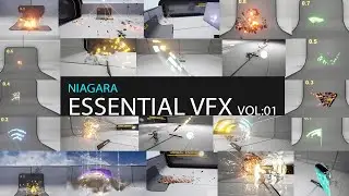 Niagara Essential VFX Vol : 01 Trailer - Unreal Engine(UE4 / UE5)