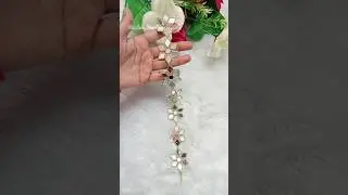 Diy mirror lace making #mirrorlace #mirrorembroidery#mirrorwork #diymirrorlace #designerlace