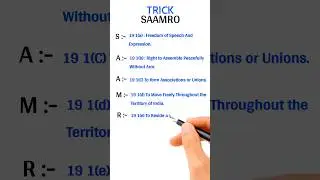 Trick to learn 6 Rights under Article 19