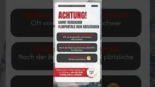 DAMIT versuchen Fluganbieter dich ABZUZOCKEN!