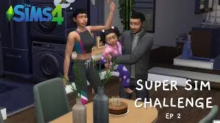 Maxing Out The Last Few Skills l Super Sim Challenge Ep: 2 l The Sims 4