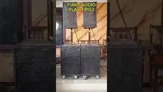 FIANT AUDIO MINI SOUND SYSTEM PLAY TIPIS2 #sound #miniatursoundsystem #mixerashley #powerrakitan