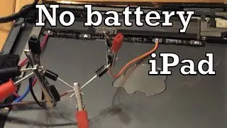 Modding my ipad to run without batteries.