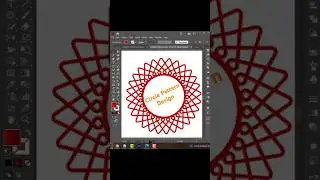 How to make circle pattern logo design in adobe illustrator | Graphic design tutorial #logo