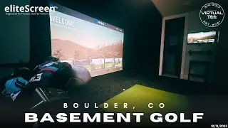 Custom Basement Golf Simulator - Boulder, CO