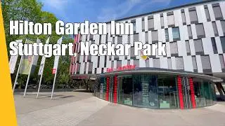 Full Review Hilton Garden Inn Stuttgart NeckarPark | Room & Dining 4K