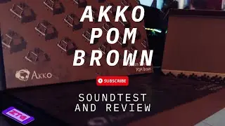 Akko POM Brown Tactiles : Easy to Find, Easy to Like
