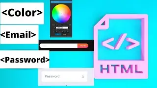 color email and password in htm5 form elements