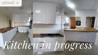 house to Home: Episode 11: The Plumping is done, kitchen and bedroom cupboards are almost done.