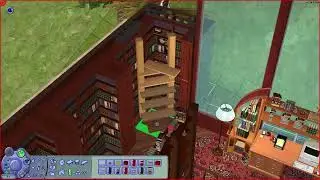 Sims 2 decorating 2 floors high library | 2-хэтажная библиотека| no CC