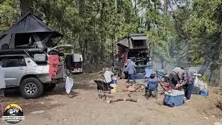 Eid camping alone the side of Cle Elum river