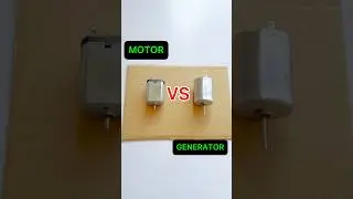 Motor vs generator working principle . Dc motor.Motor vs generator difference#youtubeshorts #project