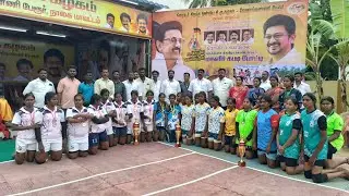 வேளாங்கண்ணி:கீழையூர் கிழக்கு ஒன்றிய திமுக  சார்பில்  சமூக நீதி திருவிழா-பெண்களுக்கான கபடி போட்டி .