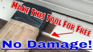 How To: Click and Lock Vinyl Plank Flooring Make Your Own Installation Tool DIY