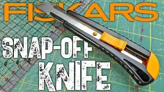 Fiskars Metal Garage Cutter 18mm - Snap-off Utility Knife - Box Cutter