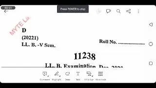 Code Of Criminal Procedure (CRPC) (K-5002) || CCSU LLB 5th Semester 2020 Question Paper