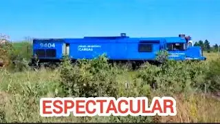 LLEGANDO A MONTE CASEROS CTES Locomotora GT26 9404 Ferrocarril  URQUIZA Trenes Argentinos 26-01-2026