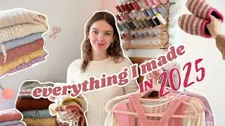 Everything I Made in 2025! (Knitting, Crochet & Sewing) 💗