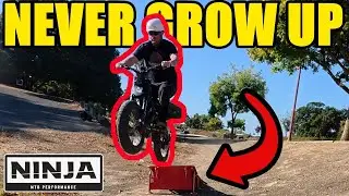 Прыжки с ETM RTR и Ghostcat F4X &mdash; Ninja Apex Ramp (Никогда не взрослей)
