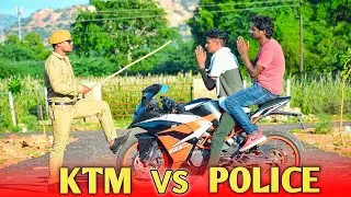 KTM Vs POLICE | Comedy Video | KTM Lovers Special Video | Only Indian Fun