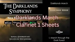 Darklands March - Clarinet 1 Sheets [NEW] (Full Score Audio)