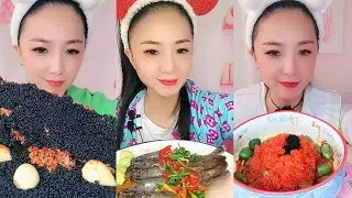 Satisfying Eating Sounds with Colorful ASMR Crunchy Mukbang Compilation #184