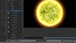 Apple Motion 5: Fiery Planet Tutorial Part 2 - Compositing the Scene