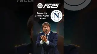 Recreating Antonio Conte's Napoli Tactics in FC 25! 🔵⚪ #eafc25 #fc25 #napoli
