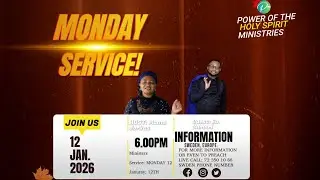 Monday Service! special DAY Mama Dorcas & Ev. Samuel SE-Power of the holy spirit